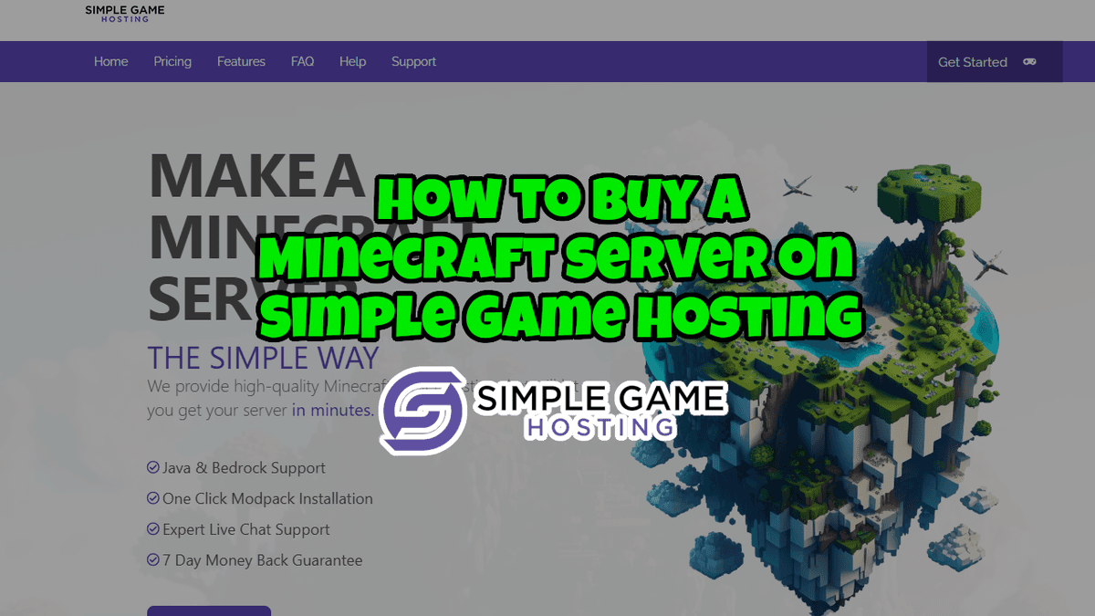 Simple Game Hosting Minecraft Server Hosting Review | Jangro.com ...