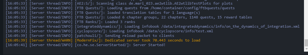 CloudNord server started successfully