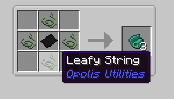 Marine fabric recipe in JEI showing materials