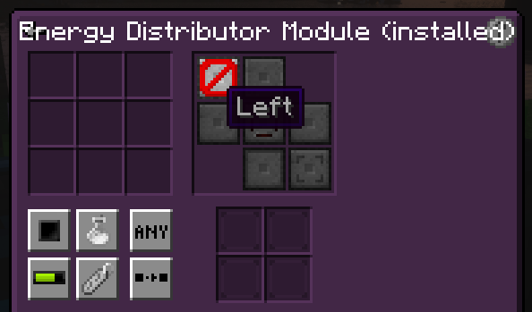 Energy distributor module for power distribution