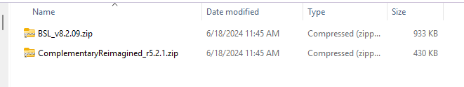 Prism Launcher shader packs folder view